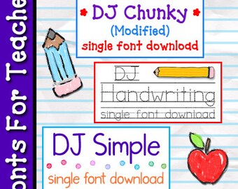 FONTS For Teachers Collection Download