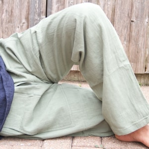 Mens Linen Trousers Etsy UK