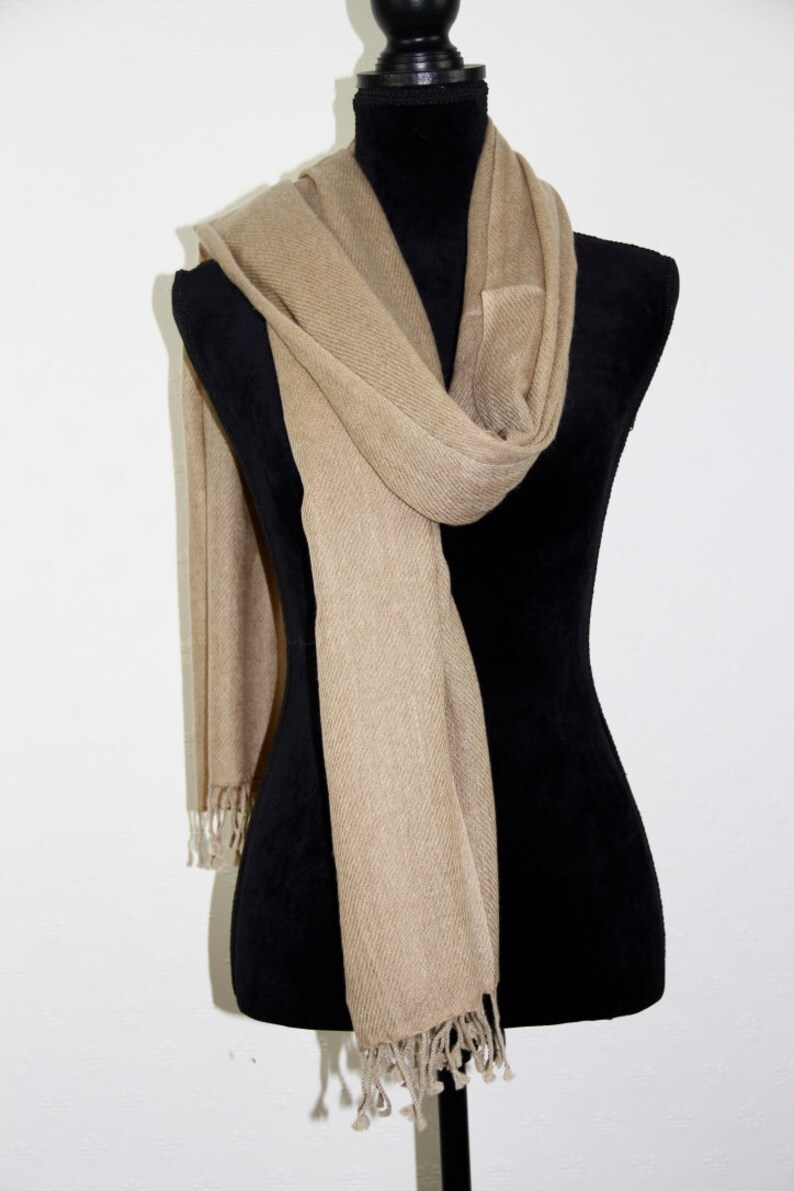 Soft Warm Cashmere Pashmina Bridesmaid Bridal Shawl Wrap Scarf Super Soft Light Fringed Elegant Accessory
