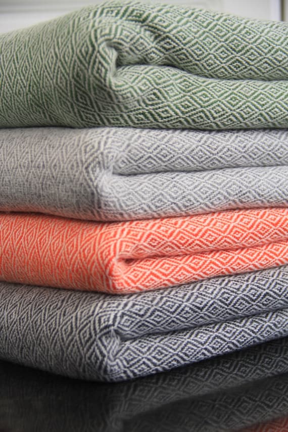 Pashmina Blanket Thick Scarf Meditation Wrap Throw Nepal Large Shawl Wool Travel Warm Bedding Sofa Grey 100 Handwoven Etsy