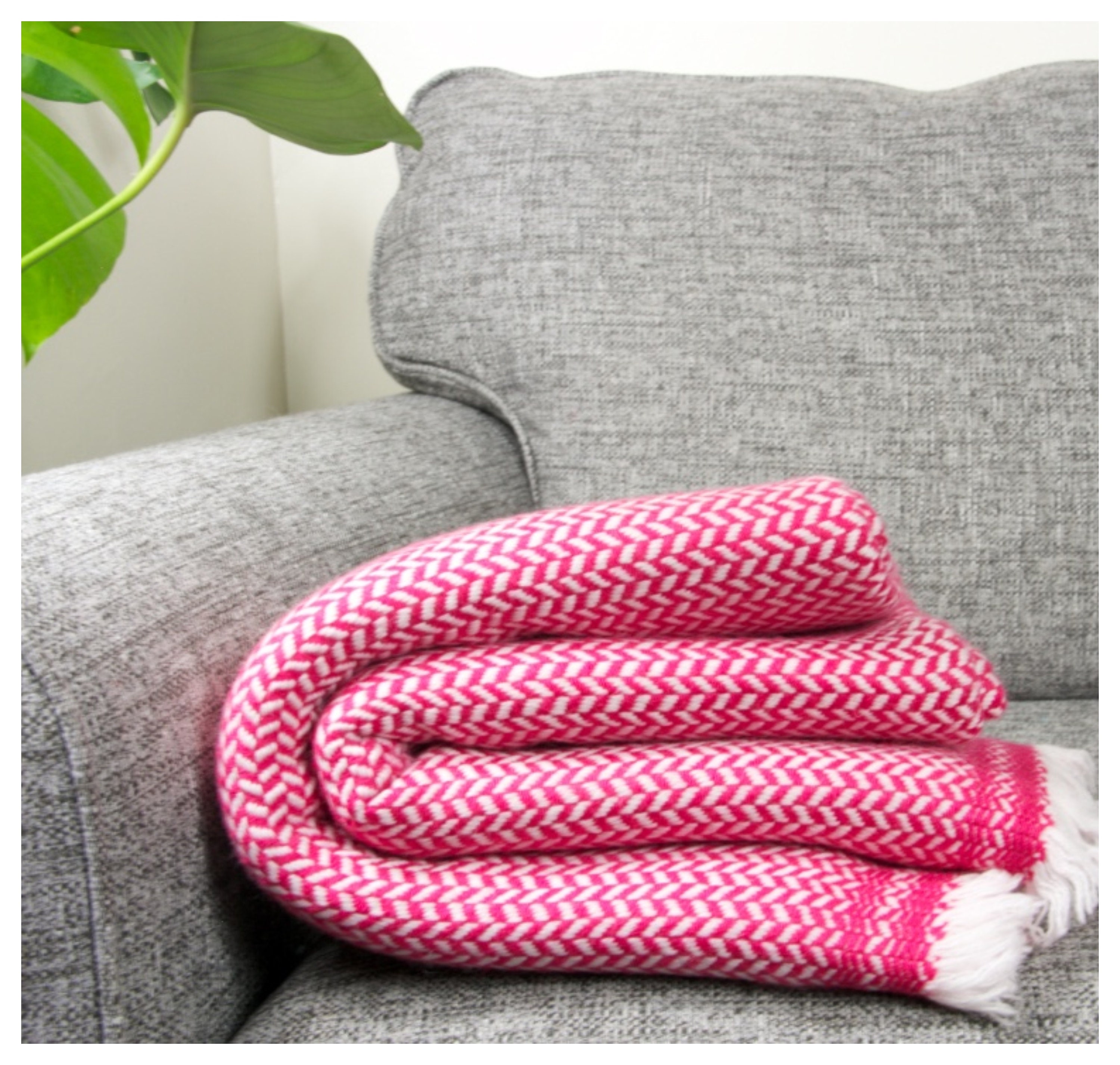 Thick Pashmina Throws Bright Pink Blankets Large Pashmina - Etsy