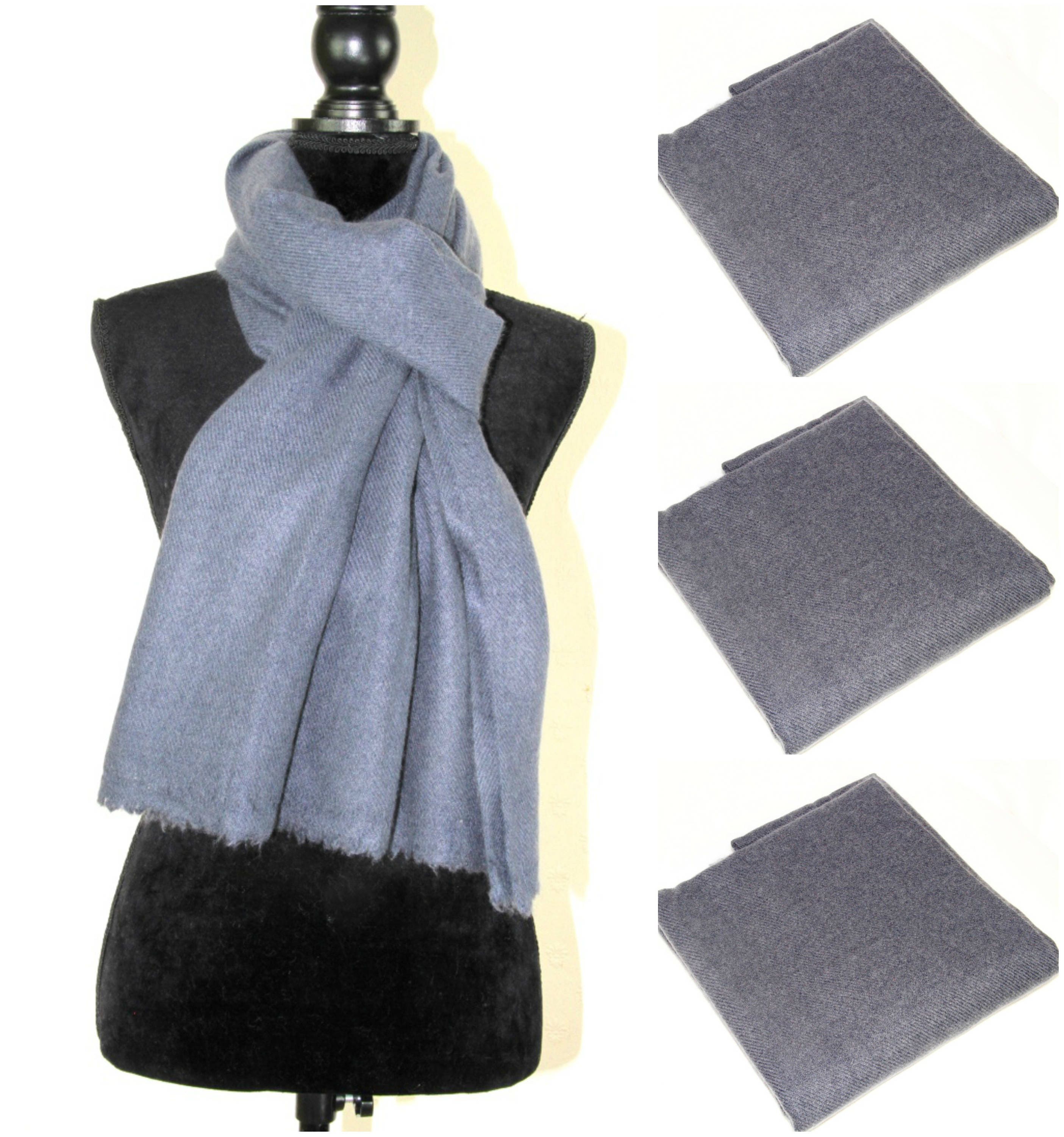 travel scarf grey