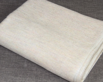 Soft Warm Light Beige Cashmere Blend Pashmina Sofa Blanket Wool Throws Wrap Large Scarf Meditation Shawl Herringbone Warm Couch Bed Nepal