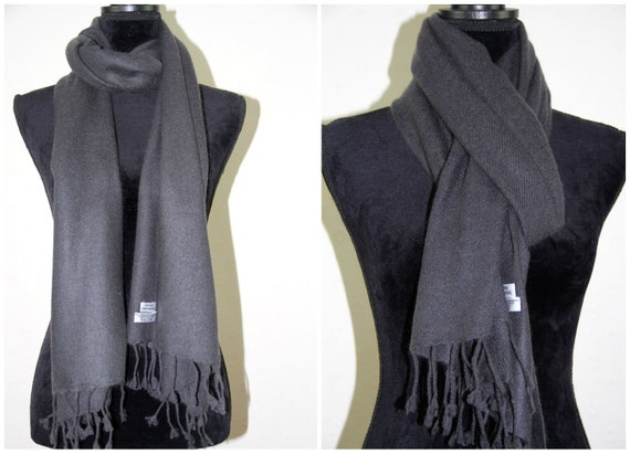 Lt Gray New Classic 100/% 2-Ply Cashmere Scarf Muffler