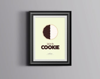 Minimalist "Look to the Cookie" Seinfeld Poster