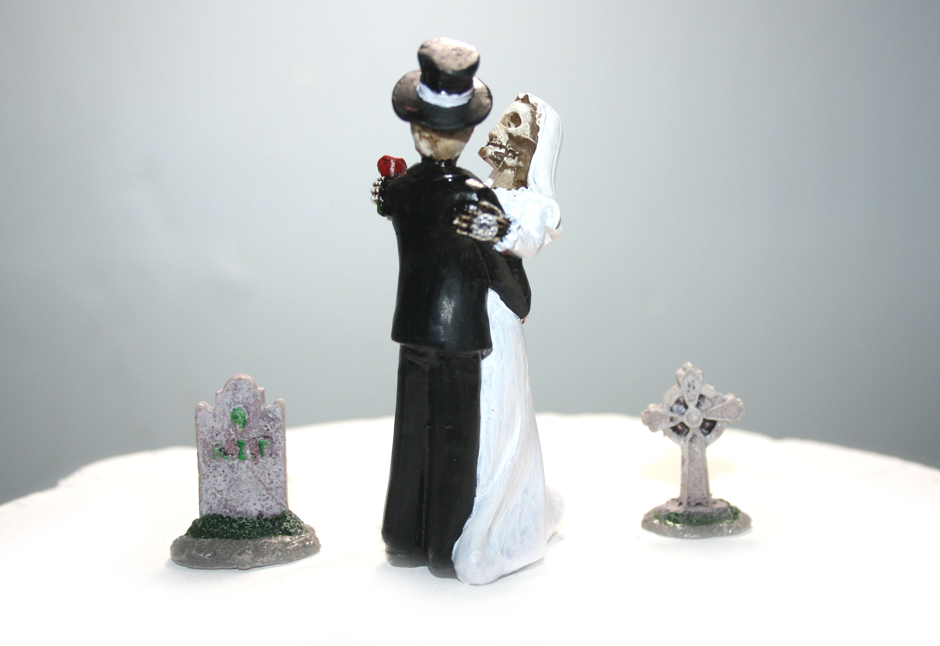 Wedding Cake Toppers Skeleton Cake Toppers Halloween Cake Etsy