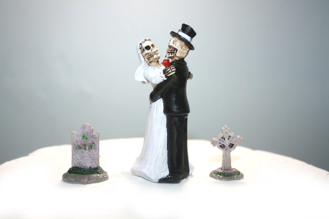 Wedding Cake Toppers Skeleton Cake Toppers Halloween Cake Toppers