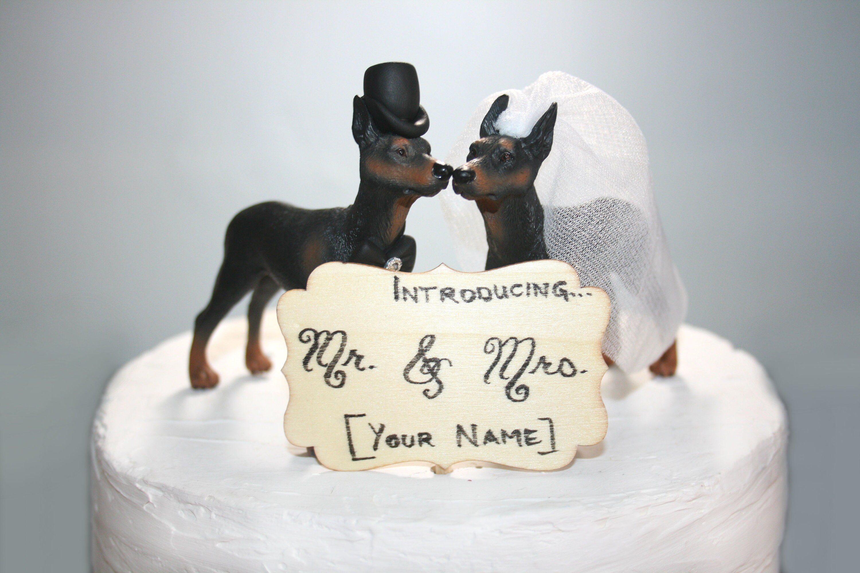 doberman cake
