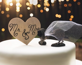 Kiwi Wedding Cake Toppers - Kiwi Cake Toppers - Kiwis - Animal Cake Toppers - Country Wedding - Farm - Bird Cake Toppers - New Zealand