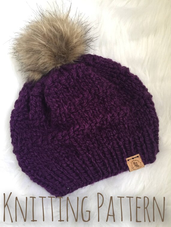Aubrey Pom Pom Knitted Beanie Aubrey Pom Pom Knitted Beanie