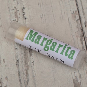 Margarita Flavored Natural Lip Balm ~ Adult Beverage Stocking Stuffers, Best Friend Gift under 10, Nice Mom Christmas Present, Boozy Gifts