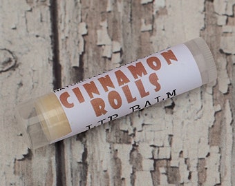 Cinnamon Rolls Lip Balm ~ All Natural Organic Husband Idea, Breakfast Lover Stocking Stuffers, Christmas Presents under 10, Boyfriend gift