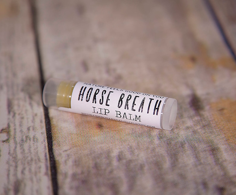 Horse Breath All Natural Organic Lip Balm ~ Great Christmas Gift Idea for Horse Lovers, Cowgirl Present, Fun Gag Gifts for Stocking Stuffers