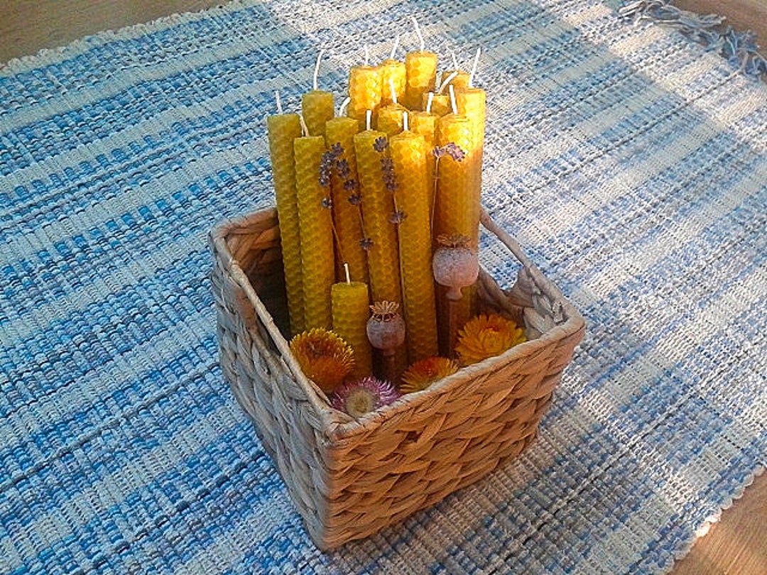 Natural CANDLES. Bees' Wax Candles. Hand Rolled Bees' Wax Candles. 100