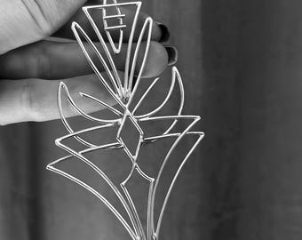 The Original Pinstripe Style Art Earrings