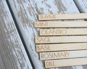 Garden marker set | Etsy