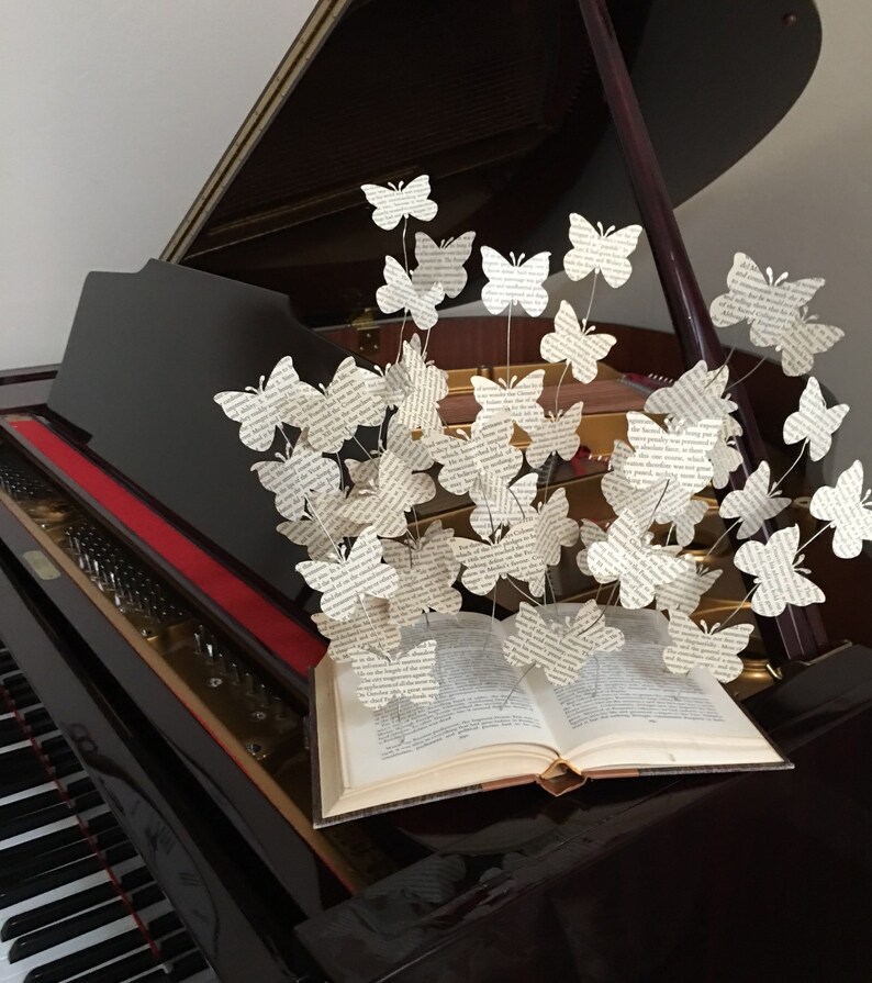 Book Art Home Decor Book Decorations Library Decor Etsy