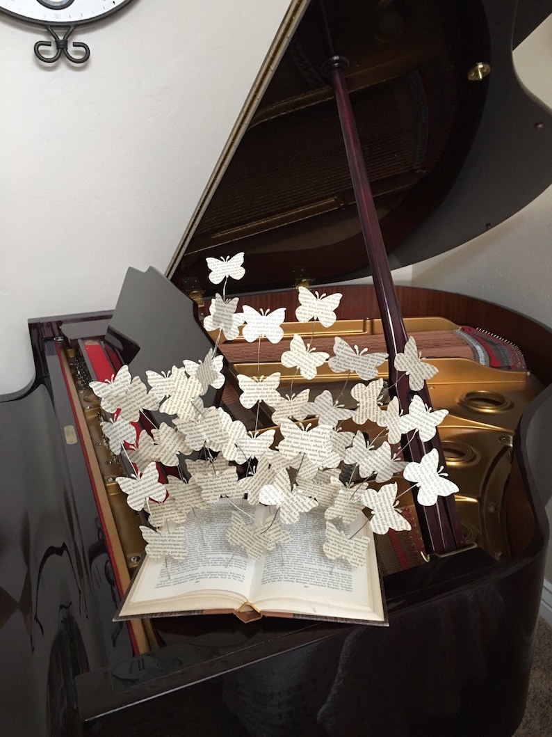 Book Art Paper Butterflies Book Art Sculpture Book Etsy.de