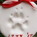 Pet clay impression Christmas ornament kit keepsake