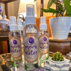 Moon Water: Room spray for spiritual cleansing