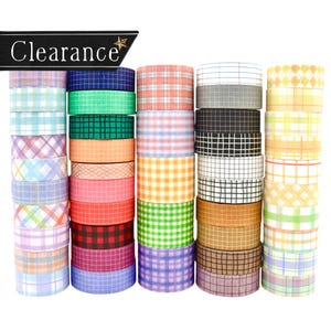 Grid Washi Tape: Journaling, Scrapbooking, Crafting (1 Meter)