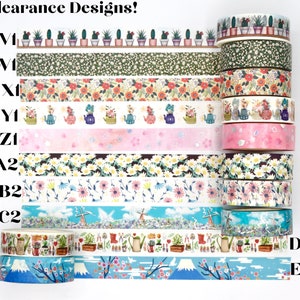 Pretty Floral Washi Tape Samples Decorative Tape for Crafting 1 Meter image 8