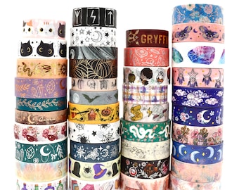 Magic Tarot Washi Tape Samples - Washi Tape for Scrapbooking - 1 Meter