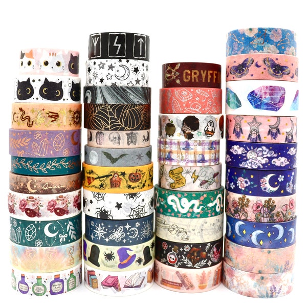 Magic Tarot Washi Tape Samples - Washi Tape for Scrapbooking - 1 Meter