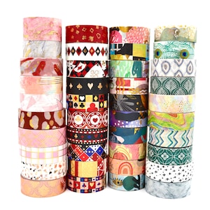 Monsters geometrische washitape: decoratieve tape voor scrapbooking (1 meter)