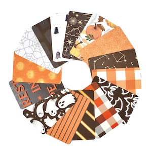 Jolies cartes de journalisation Project Life pour Halloween, cartes de visite faites main, embellissement effrayant, fournitures pour scrapbooking et créations manuelles, lot de 15