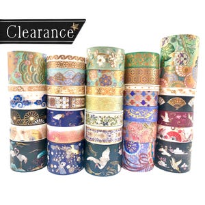 Cinta washi japonesa: diario basura, scrapbooking (1 metro)