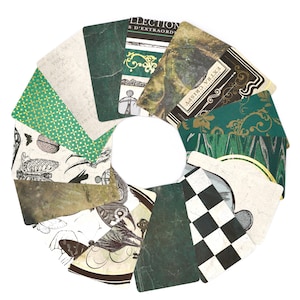 Apotheker Halloween-project levenskaarten - pocketkaarten voor scrapbooking - set van 15