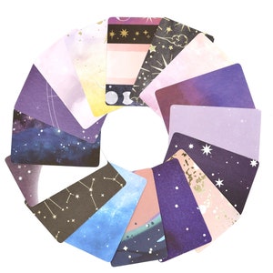 Tarjetas de Space Project Life: lindas tarjetas de bolsillo para hacer álbumes de recortes (juego de 15)