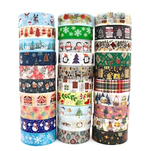 Weihnachten Urlaub Washi Tape Muster - Dekoratives Klebeband für Scrapbooking - 1 Meter