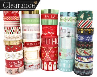 Holiday Washi Tape: Journaling, Scrapbooking, Crafting (1 Meter)