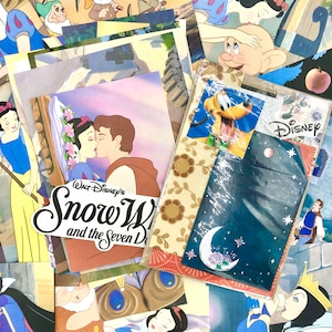 Pack princesse éphémères - scrapbooking - journal indésirable - Bullet Journal - formes découpées à la main - 75 pièces