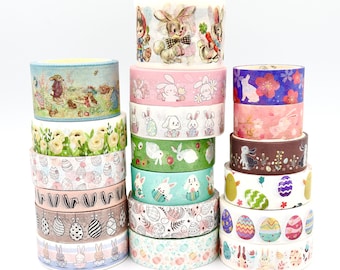 Easter Washi Tape Samples - Decorative Tape for Scrapbooking - 1 Meter