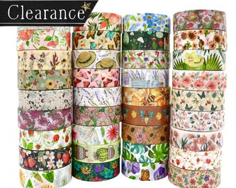 Blumen Washi Tape: Journaling, Scrapbooking, Basteln (1 Meter)