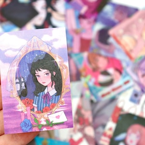 Anime Girl Stickers - Sailor Moon Inspiration - Scrapbooking - Junk Journaling - Bullet Journal -  Set of 50
