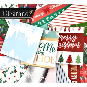 X-Mas Mini Envelopes: Handmade, Comes With Greeting Cards (Set of 5)