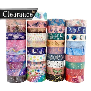 Celestial Washi Tape: Journaling, Scrapbooking (1 meter)