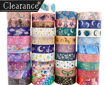 Celestial Washi Tape: Journaling, Scrapbooking (1 Meter)