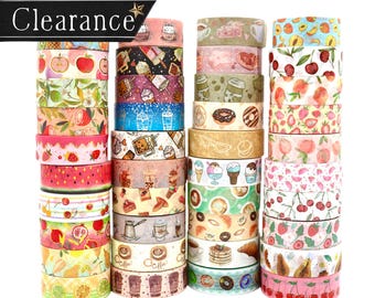 Drink & Food Washi Tape: Journaling, Scrapbooking (1 Meter)