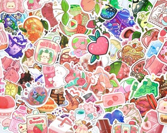 Dessert Stickers: Journaling, Scrapbooking (Set of 50)