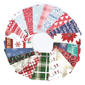 Foil Christmas Handmade Journaling Cards - Project Life Cards - Abbellimenti invernali - Forniture per scrapbooking e artigianato in carta - Set da 20
