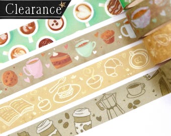 Kaffee Washi Tape: Journaling, Scrapbooking (10 Meter)
