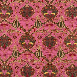Oriental Upholstery Fabric By The Yard, Turkish Kilim Fabric For Sofa Or Chairs, Vintage Style Textile, Luxury Home Decor Material