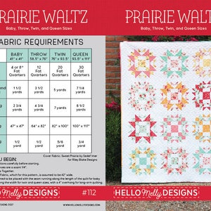 Prairie Waltz Quilt Pattern-PDF image 2