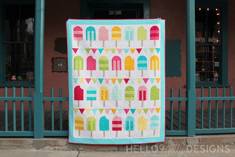 Popsicle Parade Quilt Pattern Etsy