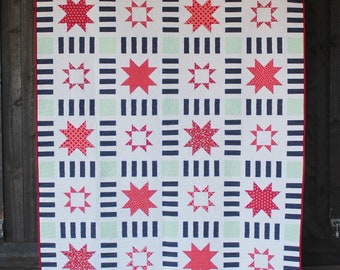 Stars in Stripes Quilt Pattern